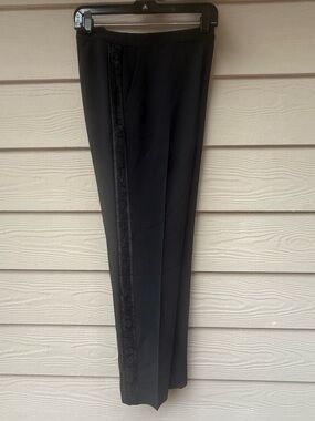 St John Jennifer Pant in Black with Side Trim